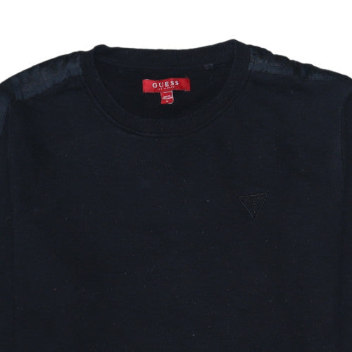 Mens UK Size M GUESS Black Pullover Sweatshirt