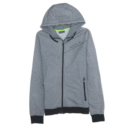 Mens UK Size M Kappa Grey Full Zip Hoodie