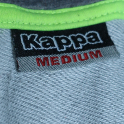 Mens UK Size M Kappa Grey Full Zip Hoodie