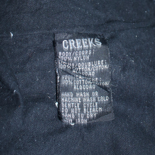 Creeks Boys Black Hooded Windbreaker Jacket 14 Years