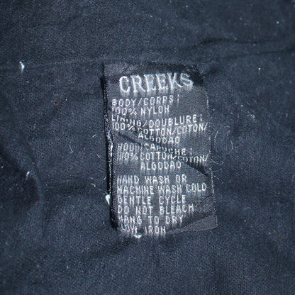 Creeks Boys Black Hooded Windbreaker Jacket 14 Years