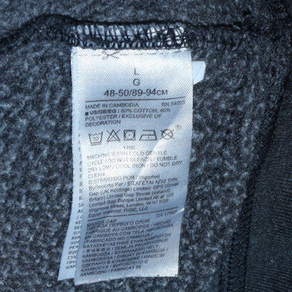 Mens UK Size L Gap Black Pullover Hoodie
