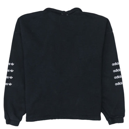 Womens UK Size 12 adidas Black Pullover Sweatshirt