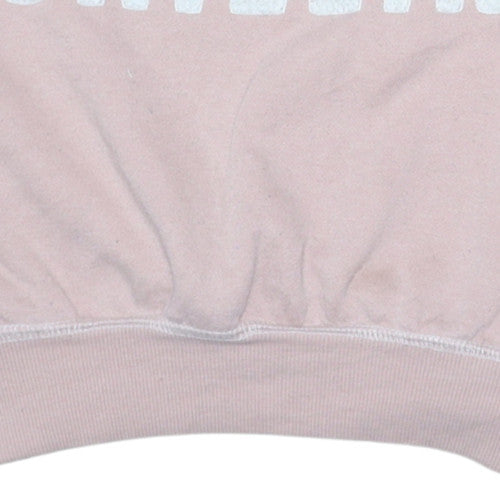 Womens UK Size XS Disney Pink Pullover Sweatshirt