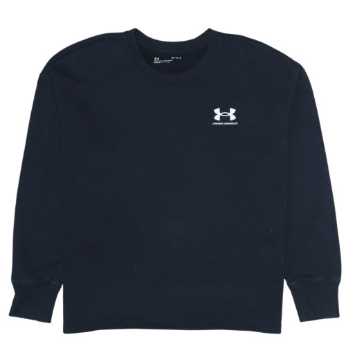 Mens UK Size M Under armour Black Pullover Sweatshirt
