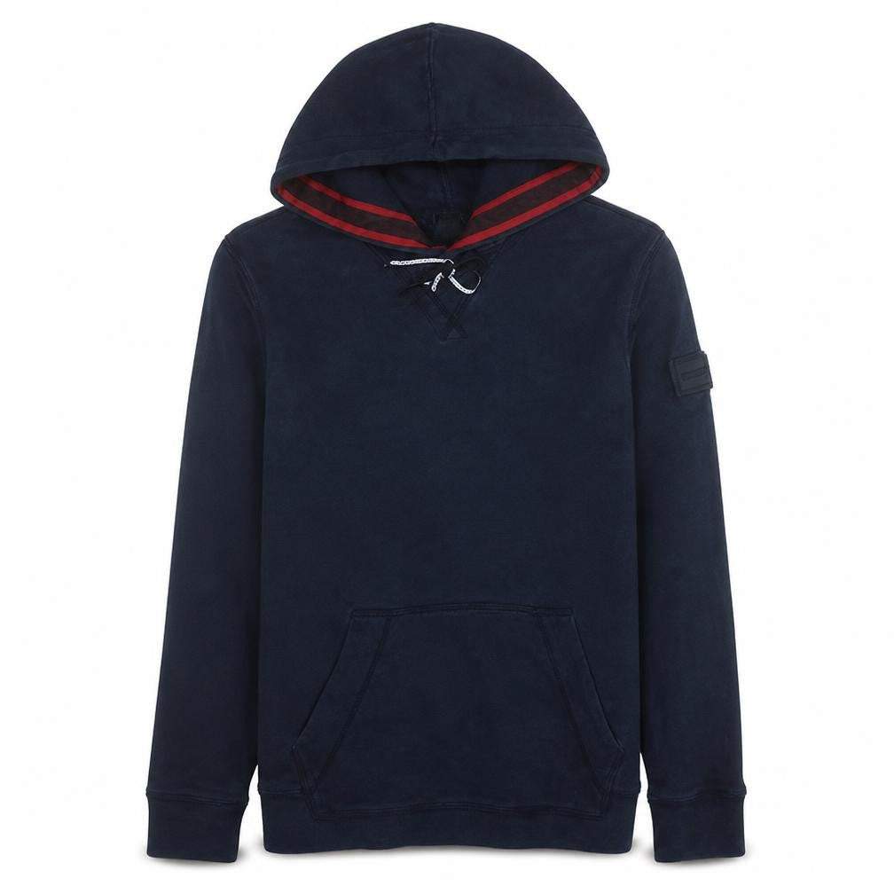 Mens UK Size S HUGO BOSS Blue Pullover Hoodie