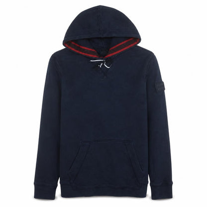 Mens UK Size S HUGO BOSS Blue Pullover Hoodie