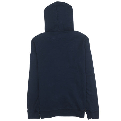 Mens UK Size S HUGO BOSS Blue Pullover Hoodie