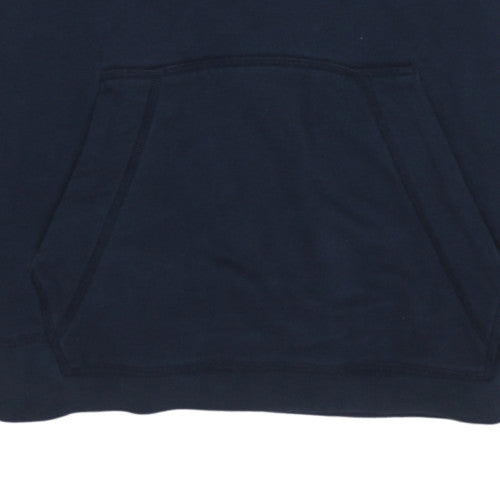 Mens UK Size S HUGO BOSS Blue Pullover Hoodie