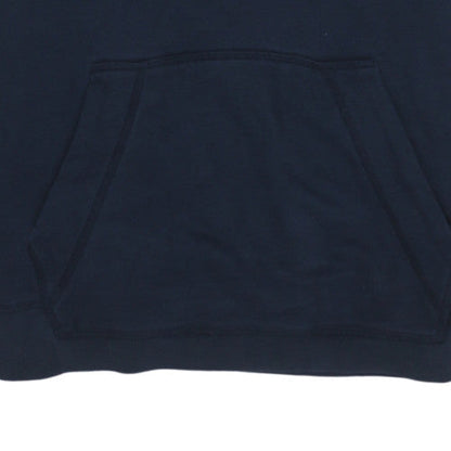 Mens UK Size S HUGO BOSS Blue Pullover Hoodie