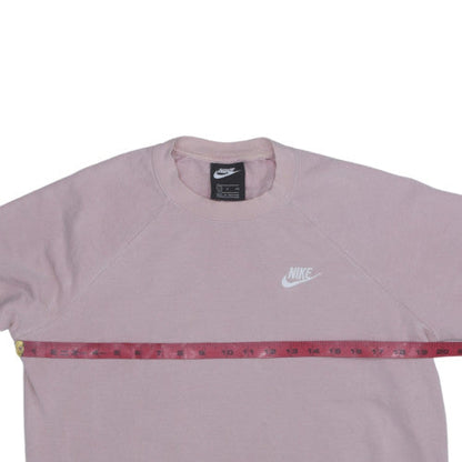Womens UK Size S Nike Pink Pullover Sweatshirt
