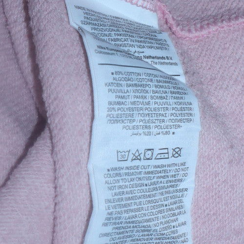Womens UK Size S Nike Pink Pullover Sweatshirt