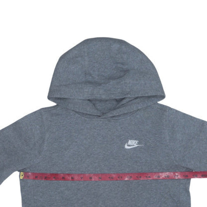 Nike Boys Grey Pullover Hoodie L 147-158cm Soft Fleece Sweatshirt