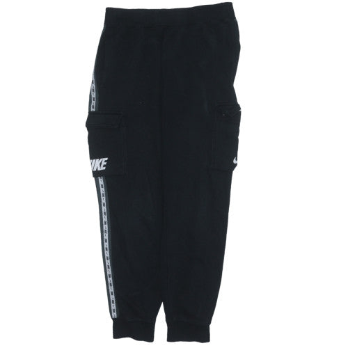 Mens UK Size M Nike Regular Fit Jogger Black Trousers