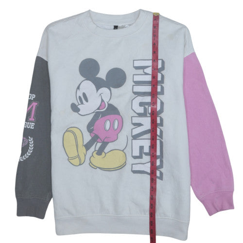 Womens UK Size S Divided Multicoloured Pullover Sweatshirt