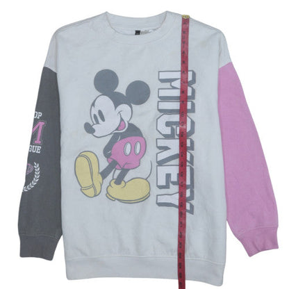 Womens UK Size S Divided Multicoloured Pullover Sweatshirt