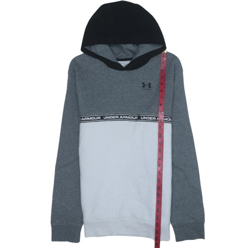 Teens UK Size L Under armour Grey Pullover Hoodie