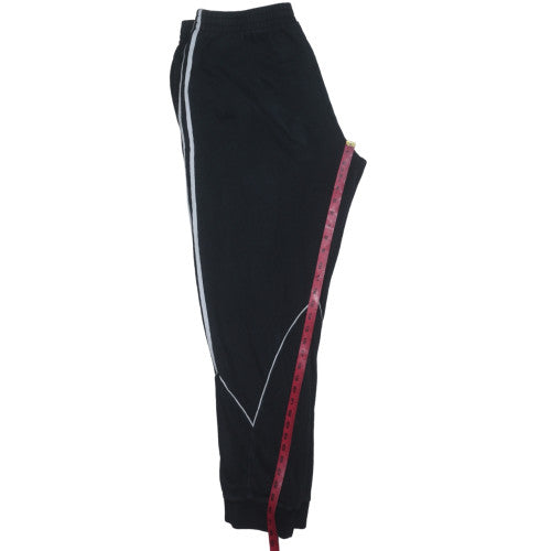 Mens UK Size L adidas Regular Fit Jogger Black Trousers