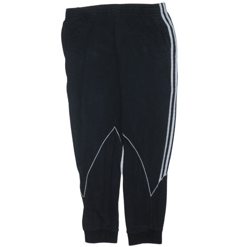 Mens UK Size L adidas Regular Fit Jogger Black Trousers