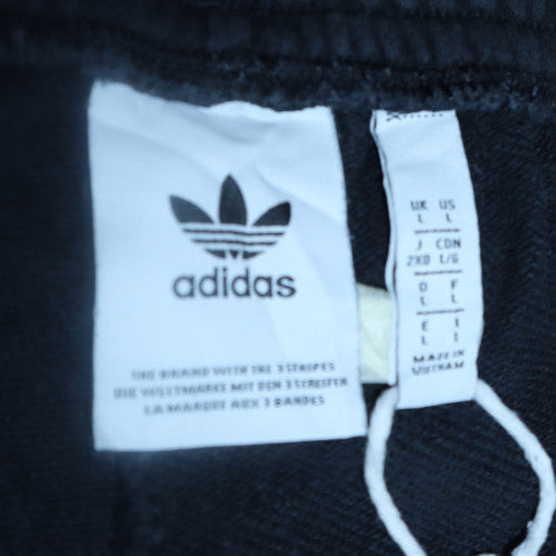 Mens UK Size L adidas Regular Fit Jogger Black Trousers