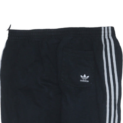Mens UK Size L adidas Regular Fit Jogger Black Trousers