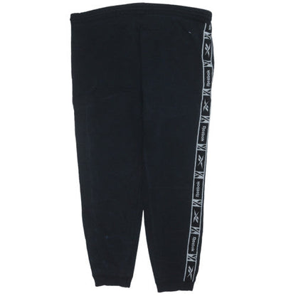 Mens UK Size L Reebok Regular Fit Jogger Black Trousers