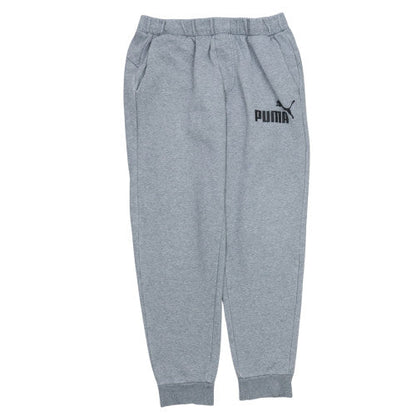 Puma Men's Grey Fleece Jogger Trousers Size L Comfortable Warm Activewear