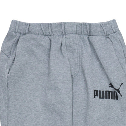 Puma Men's Grey Fleece Jogger Trousers Size L Comfortable Warm Activewear