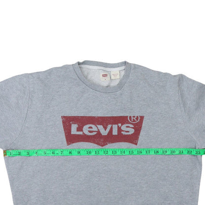 Mens UK Size M Levi's Grey Pullover Sweatshirt