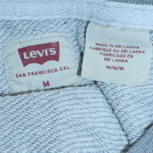 Mens UK Size M Levi's Grey Pullover Sweatshirt