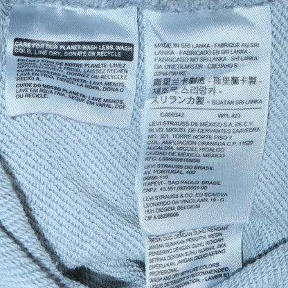 Mens UK Size M Levi's Grey Pullover Sweatshirt
