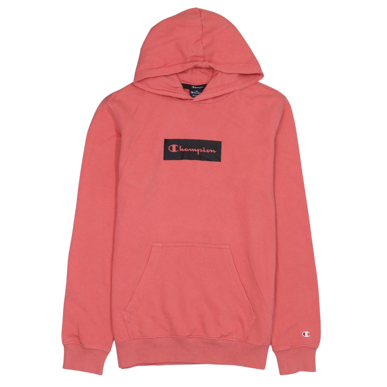 Mens UK Size M Champion Pink Pullover Hoodie