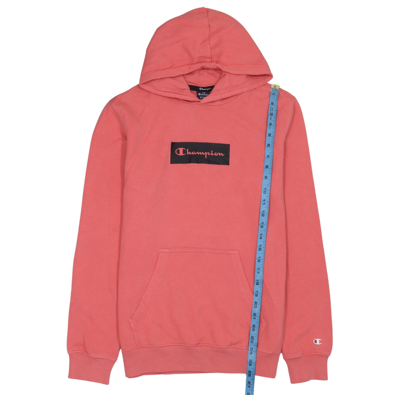 Mens UK Size M Champion Pink Pullover Hoodie