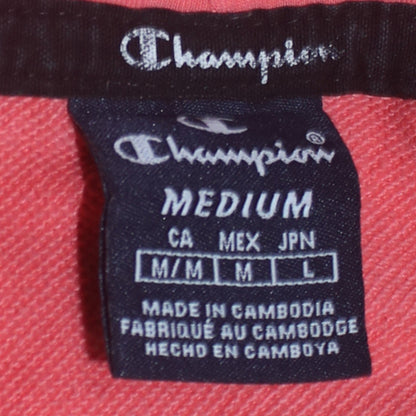 Mens UK Size M Champion Pink Pullover Hoodie