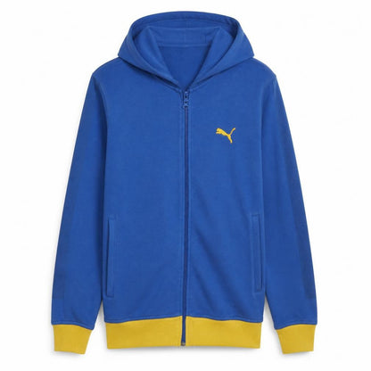 Mens UK Size M PUMA Blue Full Zip Hoodie