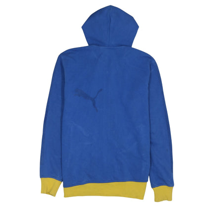 Mens UK Size M PUMA Blue Full Zip Hoodie