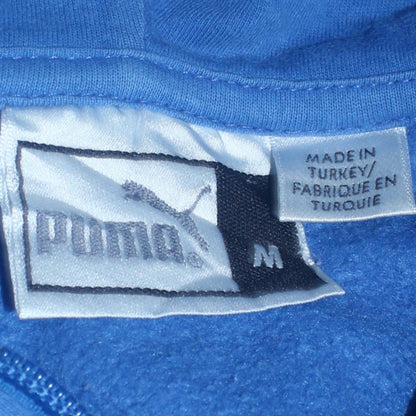 Mens UK Size M PUMA Blue Full Zip Hoodie