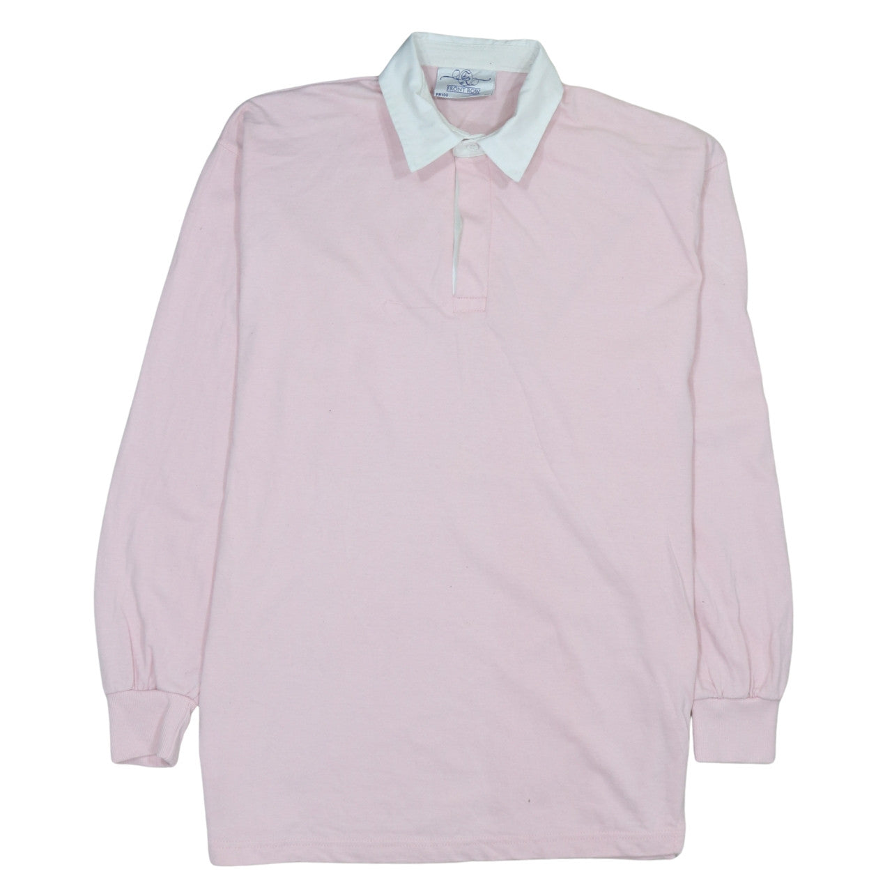 Mens UK Size XL Front Row Pink Henley Sweatshirt