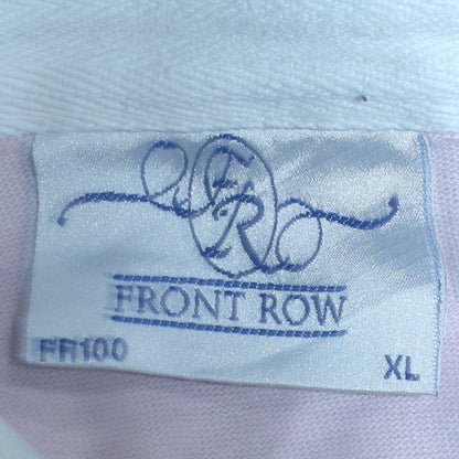 Mens UK Size XL Front Row Pink Henley Sweatshirt