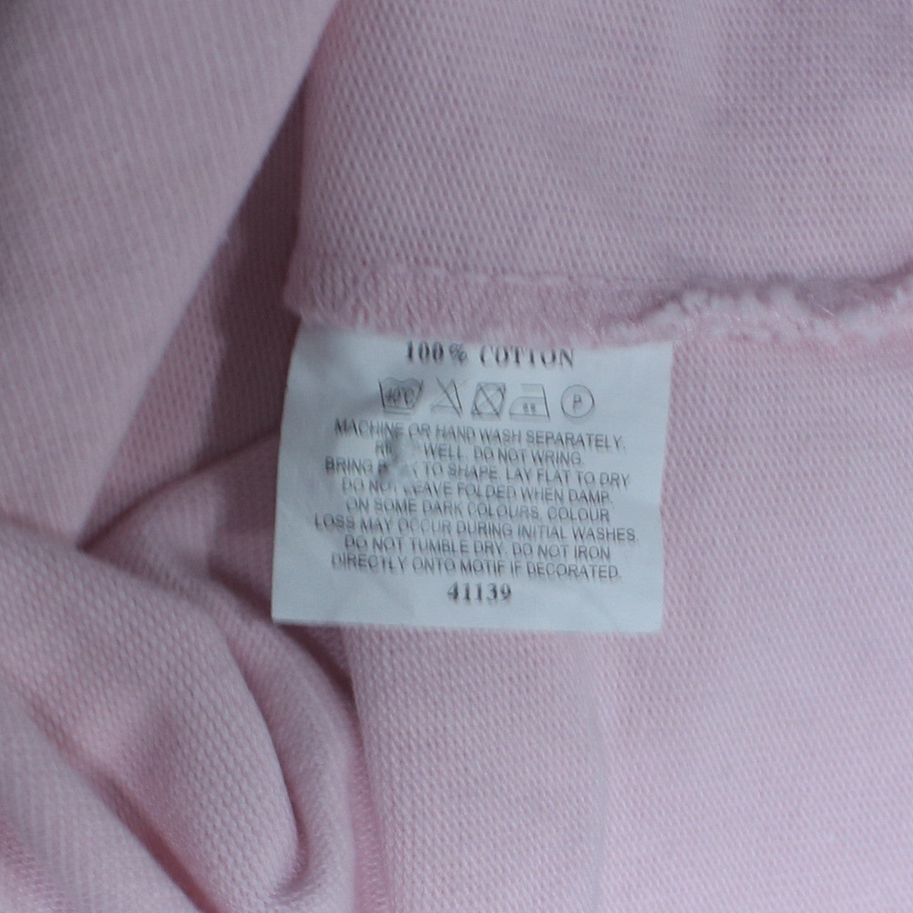 Mens UK Size XL Front Row Pink Henley Sweatshirt