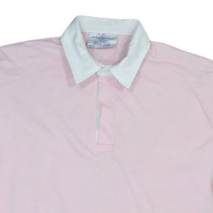 Mens UK Size XL Front Row Pink Henley Sweatshirt