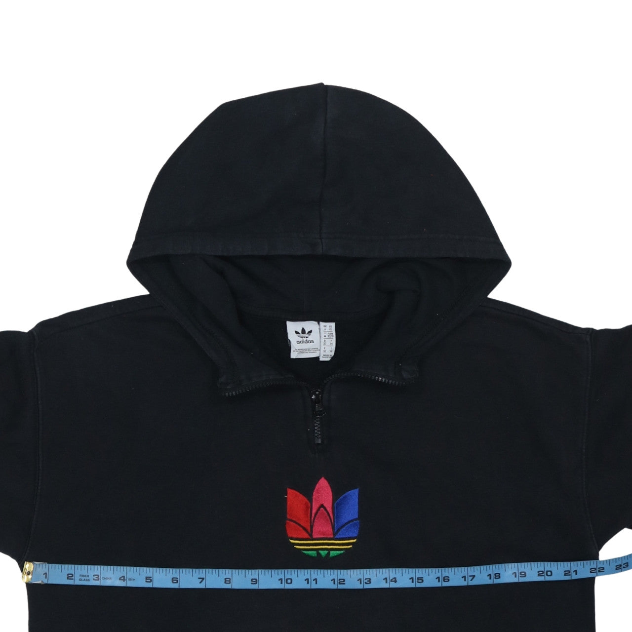 Womens UK Size XS adidas Black Pullover Hoodie
