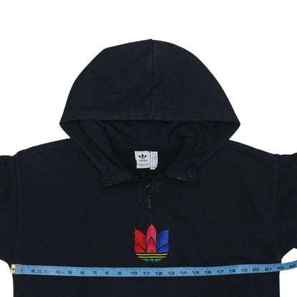 Womens UK Size XS adidas Black Pullover Hoodie