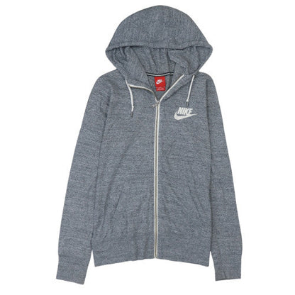 Mens UK Size L Nike Grey Full Zip Hoodie
