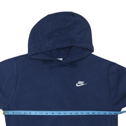 Mens UK Size S Nike Blue Pullover Hoodie