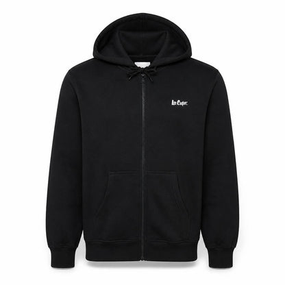 Mens UK Size S Lee Cooper Black Full Zip Hoodie