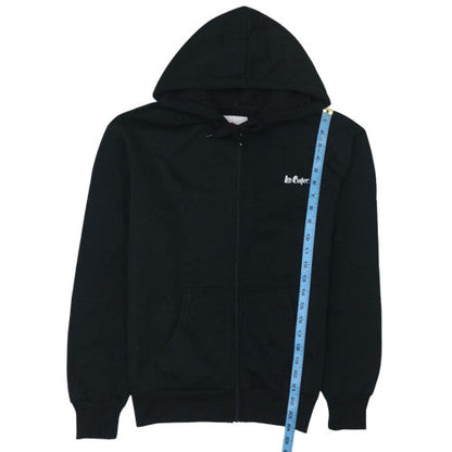 Mens UK Size S Lee Cooper Black Full Zip Hoodie