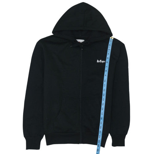 Mens UK Size S Lee Cooper Black Full Zip Hoodie