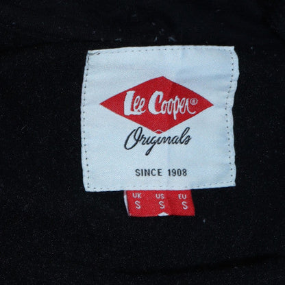 Mens UK Size S Lee Cooper Black Full Zip Hoodie