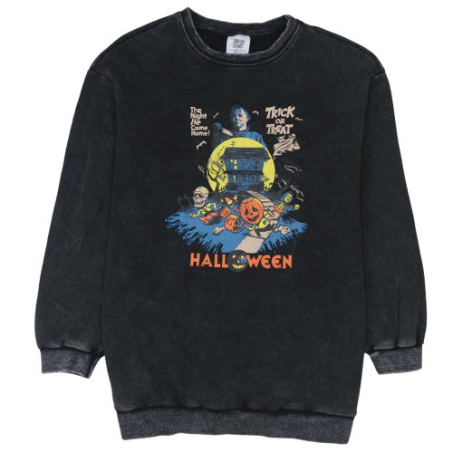 Mens UK Size M Comfort Colors Black Pullover Sweatshirt